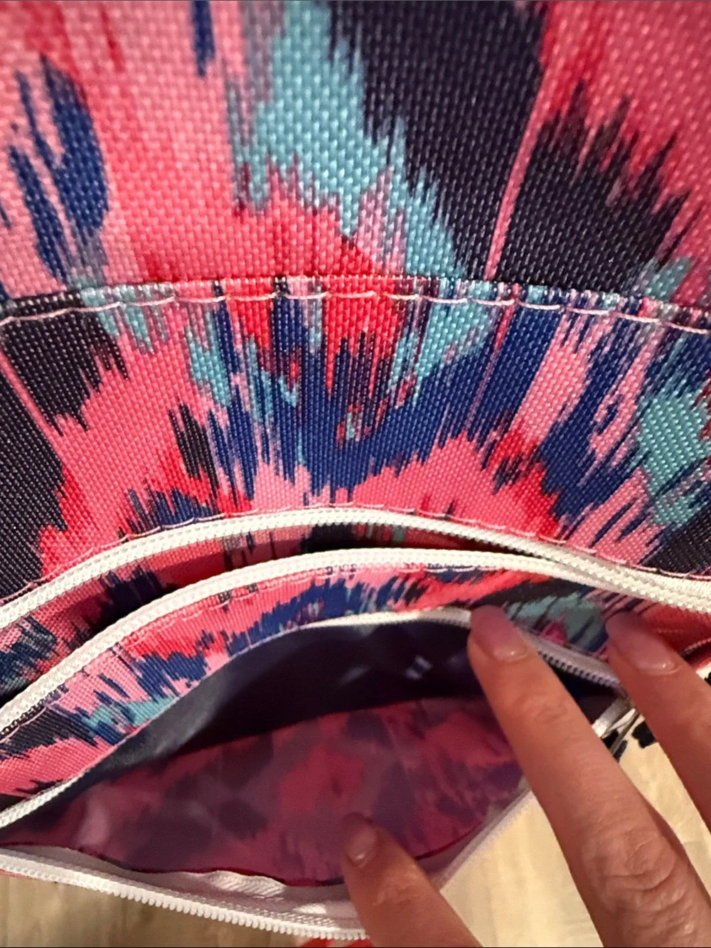 Printed Pink Multi-Color Kids Backpack